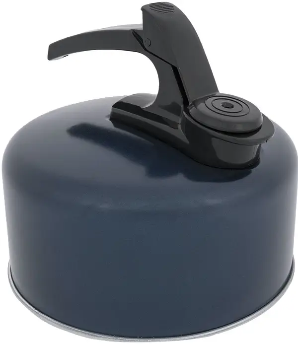 Highlander Large Alu Whistling Kettle - Navy