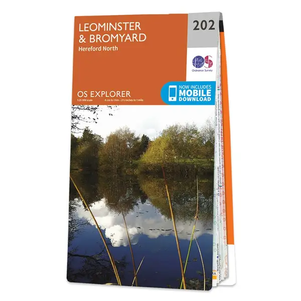 Ordnance Survey Explorer - 202 Leominster & Bromyard (Hereford North) - Sheet 202