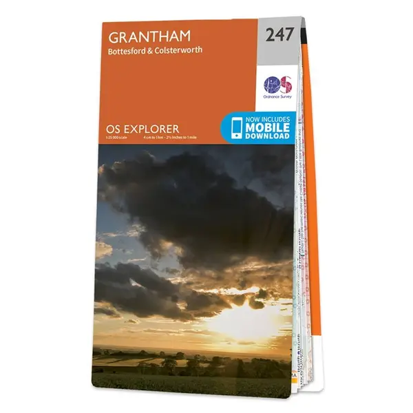 Ordnance Survey Explorer - 247 Grantham ( Bottesford & Colsterworth) - Sheet 247