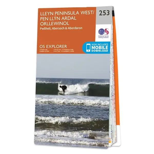 Ordnance Survey Explorer - 253 Lleyn Peninsula West (Pwlheli, Abersoch & Aberdaron) - Sheet 253