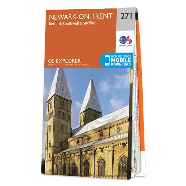 Ordnance Survey Explorer - 271 Newark-On-Trent (Retford, Southwell & Saxilby) - Sheet 271