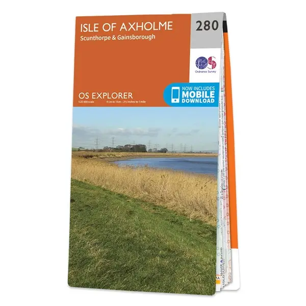 Ordnance Survey Explorer - 280 Isle Of Axholme (Scunthorpe & Gainsborough) - Sheet 280
