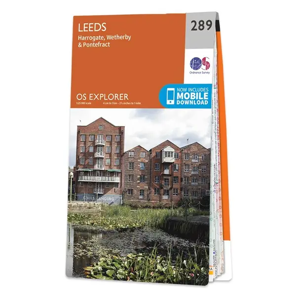 Ordnance Survey Explorer - 289 Leeds (Harrogate, Wetherby & Ponetfract) - Sheet 289