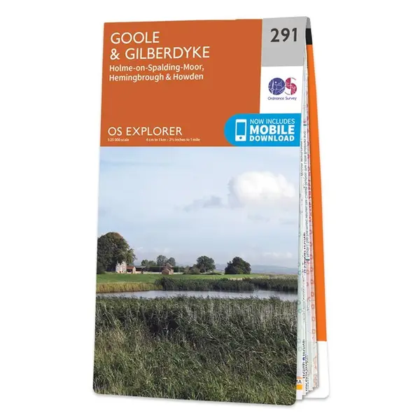 Ordnance Survey Explorer - 291 Goole & Gilberdyke (Holme-on-Splading-Moor, Hemmingbrough & Howden) - Sheet 291