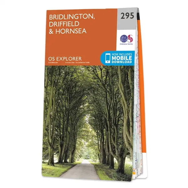 Ordnance Survey Explorer - 295 Bridlington, Driffield & hornsea) - Sheet 295 Standard