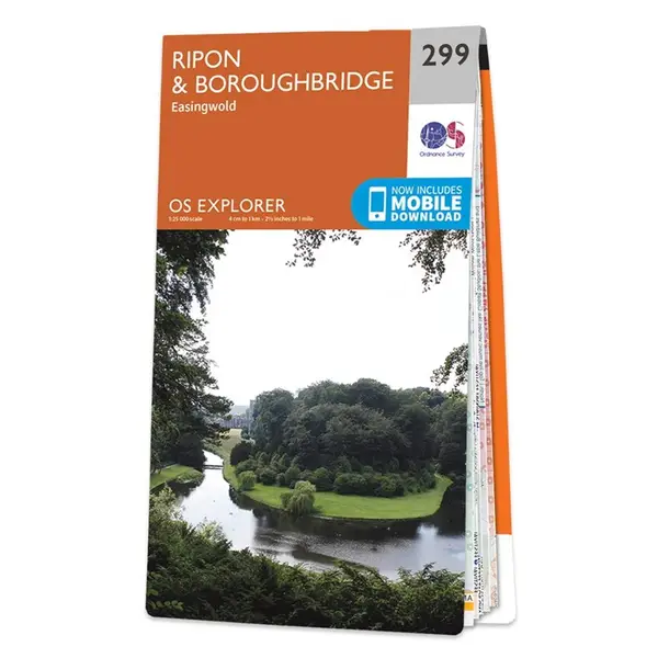 Ordnance Survey Explorer - 299 Ripon & Boroughbridge (Easingwold) - Sheet 299