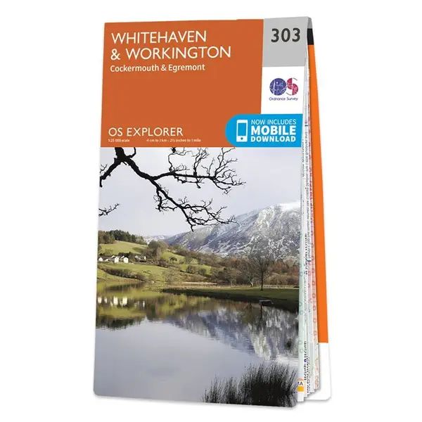Ordnance Survey Explorer - 303 Whitehaven & Workington (cockermouth & Egremont) - Sheet 303