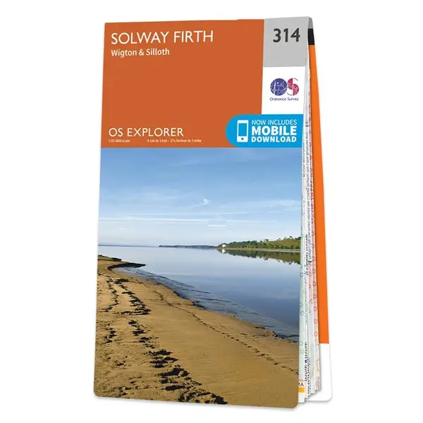 Ordnance Survey Explorer - 314 Solway Firth (Wigton Silloth) - Sheet 314