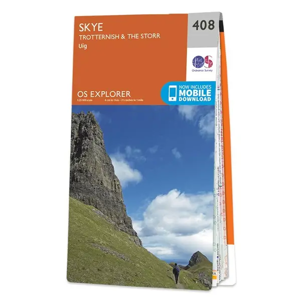 Ordnance Survey Explorer - 408 Skye (Trotternish & The Storr) - Sheet 408