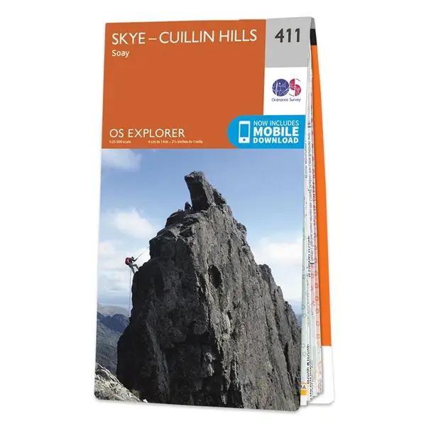 Ordnance Survey Explorer - 411 Skye - Cuillin Hills - Sheet 411