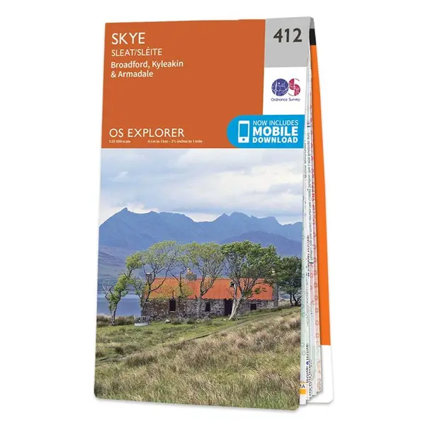 Ordnance Survey Explorer - 412 Skye Sleat (Bradford, Kyleakin & Armdale) - Sheet 412