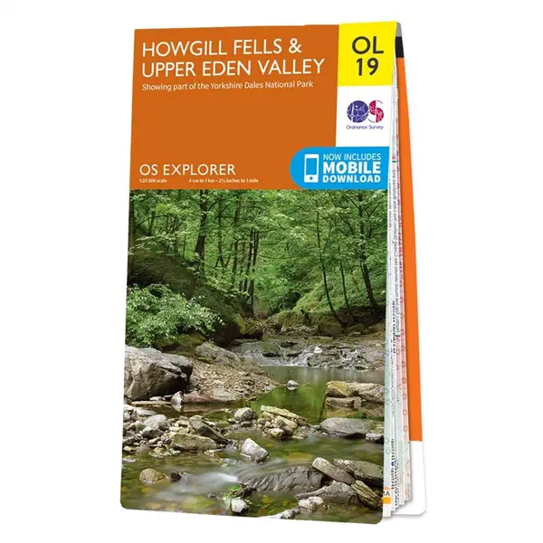 Ordnance Survey Explorer - OL19 Howgill Fells & Upper Eden Valley - Sheet OL19