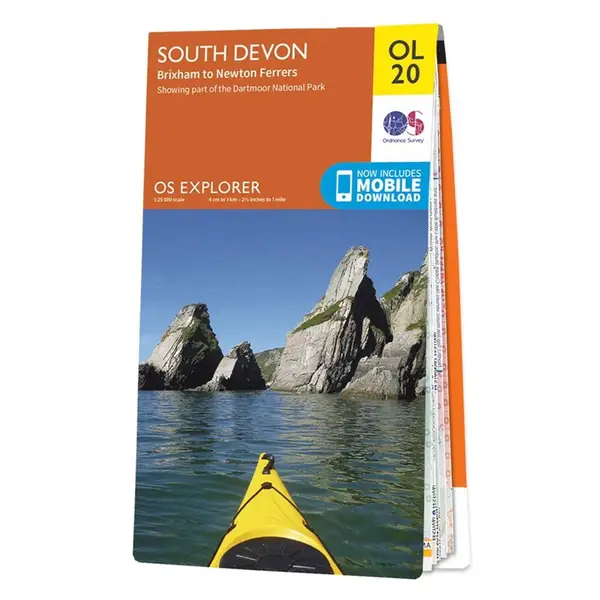 Ordnance Survey Explorer - OL20 South Devon (Brixham to Newton Ferrers) - Sheet OL20 Standard