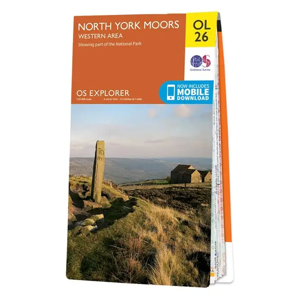 Ordnance Survey Explorer - OL26 North York Moors (Western Area) - Sheet OL26 Standard