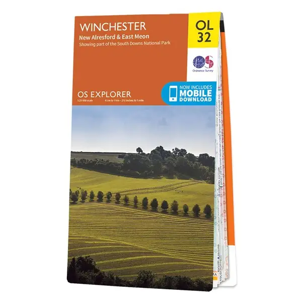 Ordnance Survey Explorer - OL32 Winchester (New Alresford & East Meon) - Sheet OL32 Standard