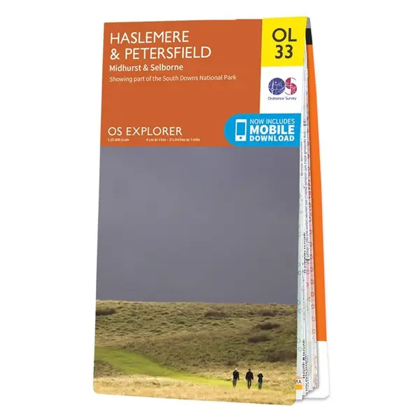 Ordnance Survey Explorer - OL33 Haslemere & Petersfield (Midhurst & Selborne) - Sheet OL33 Standard
