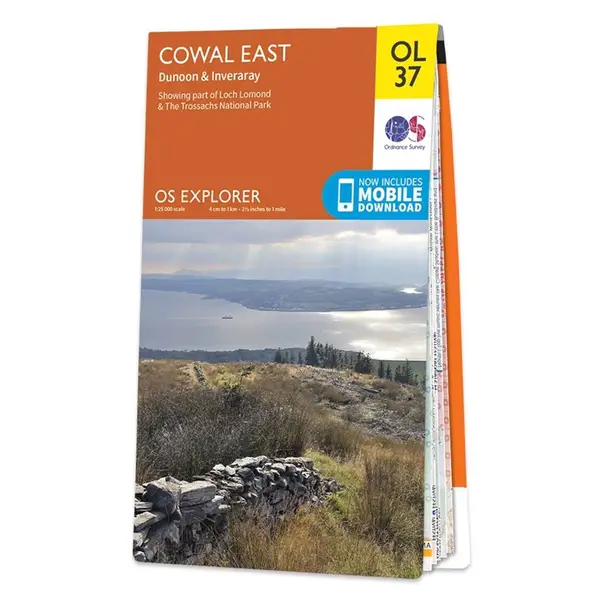 Ordnance Survey Explorer - OL37 Cowal East (Dunoon & Inveraray) - Sheet OL37