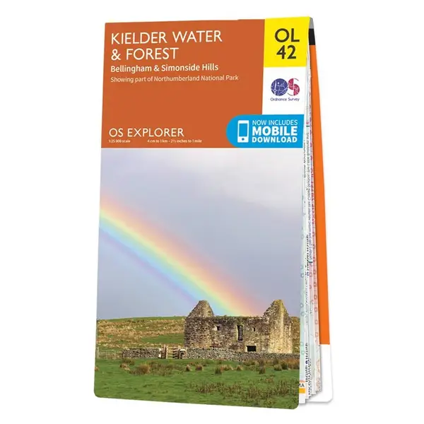 Ordnance Survey Explorer - OL42 Kielder Water & Forest - Sheet OL42 Standard