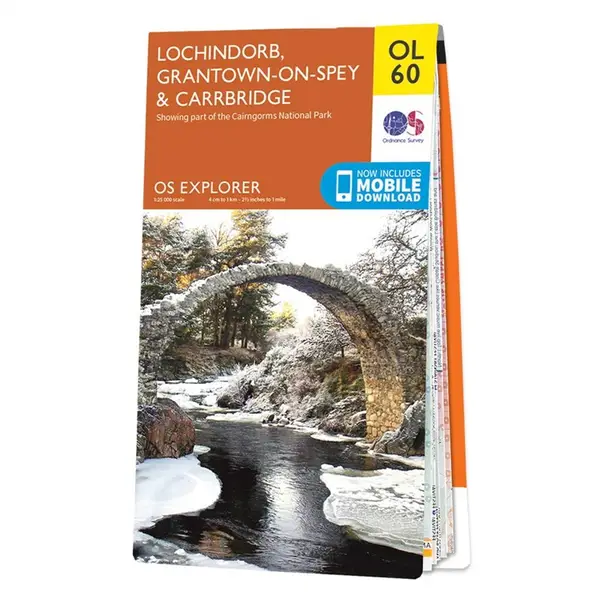 Ordnance Survey Explorer - OL60 Lochindorb, Grantown-on-Spey & Carrbridge - Sheet OL60 Standard