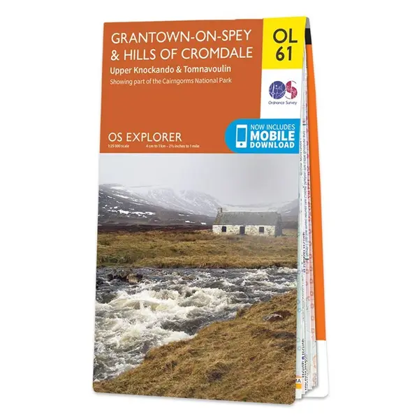 Ordnance Survey Explorer - OL61 Grantown-On-Spey & Hills of Cromdale (Upper Knockando & Tomnavoulin) - Sheet OL61