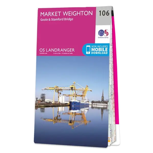 Ordnance Survey Landranger - 106 Market Weighton (Goole & Stamford Bridge) - Sheet 106