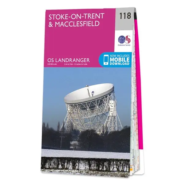 Ordnance Survey Landranger - 118 Stoke-On-Trent & Macclesfield - Sheet 118