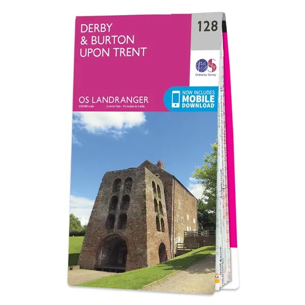 Ordnance Survey Landranger - 128 Derby & Burton Upon Trent - Sheet 128