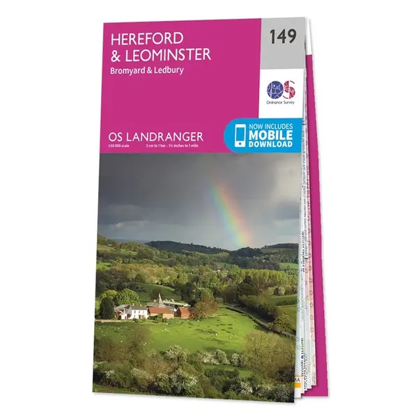 Ordnance Survey Landranger - 149 Hereford & Leominster (Bromyard & Ledbury) - Sheet 149