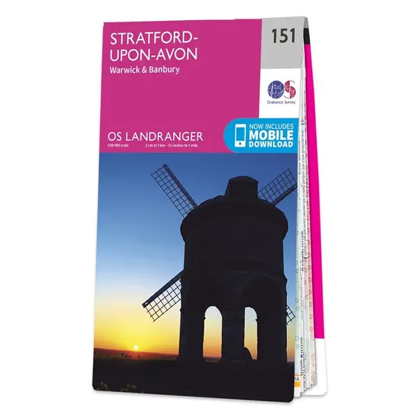 Ordnance Survey Landranger - 151 Stratford-Upon-Avon ( Warick & Banbury) - Sheet 151