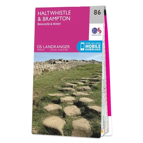 Ordnance Survey Landranger - 86 Haltwhistle & Brampton (Bewcastle & Alston) - Sheet 86