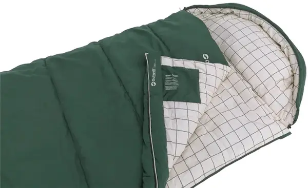 Outwell Camper Prime Green Single Sleeping Bag