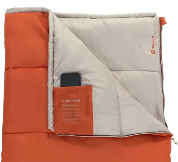 Outwell Champ Kids Burnt Red Sleeping Bag