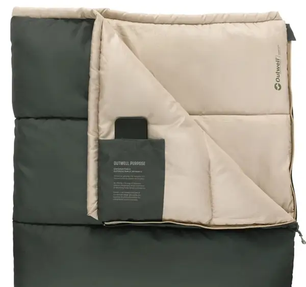 Outwell Champ Kids Forest Green Sleeping Bag