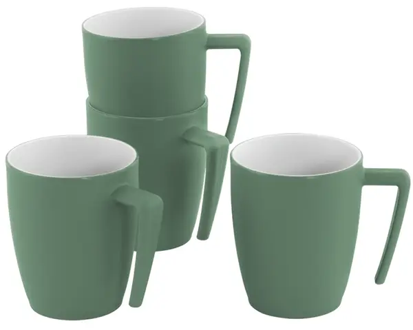 Outwell Gala 4 Person Mug Set Shadow Green