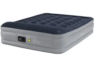 Outwell Superior Flock Double Airbed w/Built-in Pump