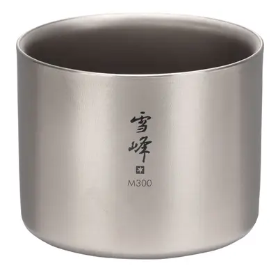 Snow Peak Double Wall Titanium Stacking Mug M300