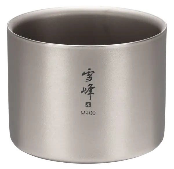 Snow Peak Double Wall Titanium Stacking Mug M400