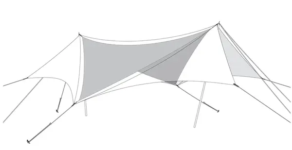 Snow Peak HD Tarp Hexa Evo Pro TAKIB Inner Roof 2022