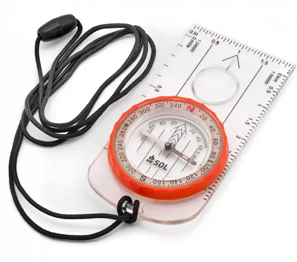 SOL Deluxe Map Compass