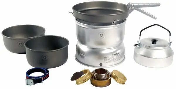 Trangia  27-8 Stove Hard Anodised Pans with Kettle