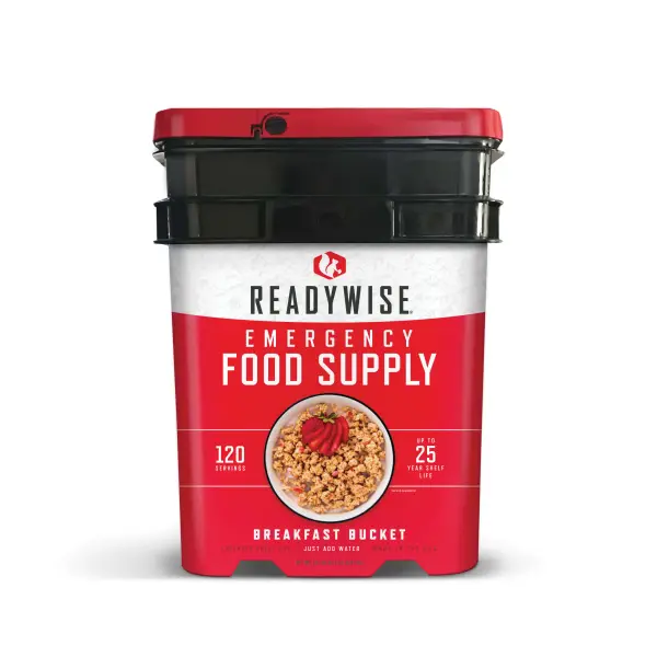 120 Servings, Breakfast Only, 4 Different Recipies, Granola, Muesli & Strawberry, Grab & Go Bucket
